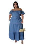 ANGEL CURVY JEAN DRESS image 0