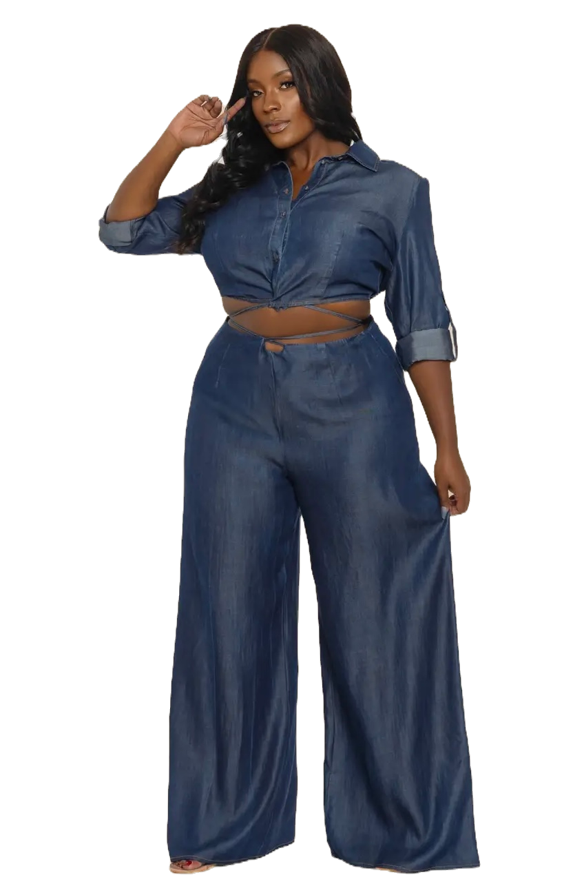 JACKY 2 PC DENIM image 1