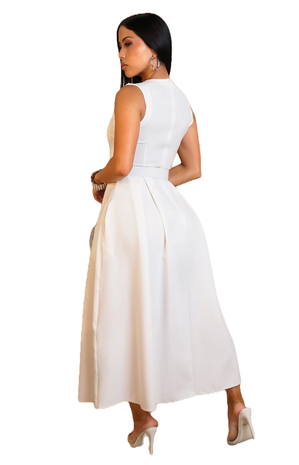 CINDY WHITE DRESS image 1