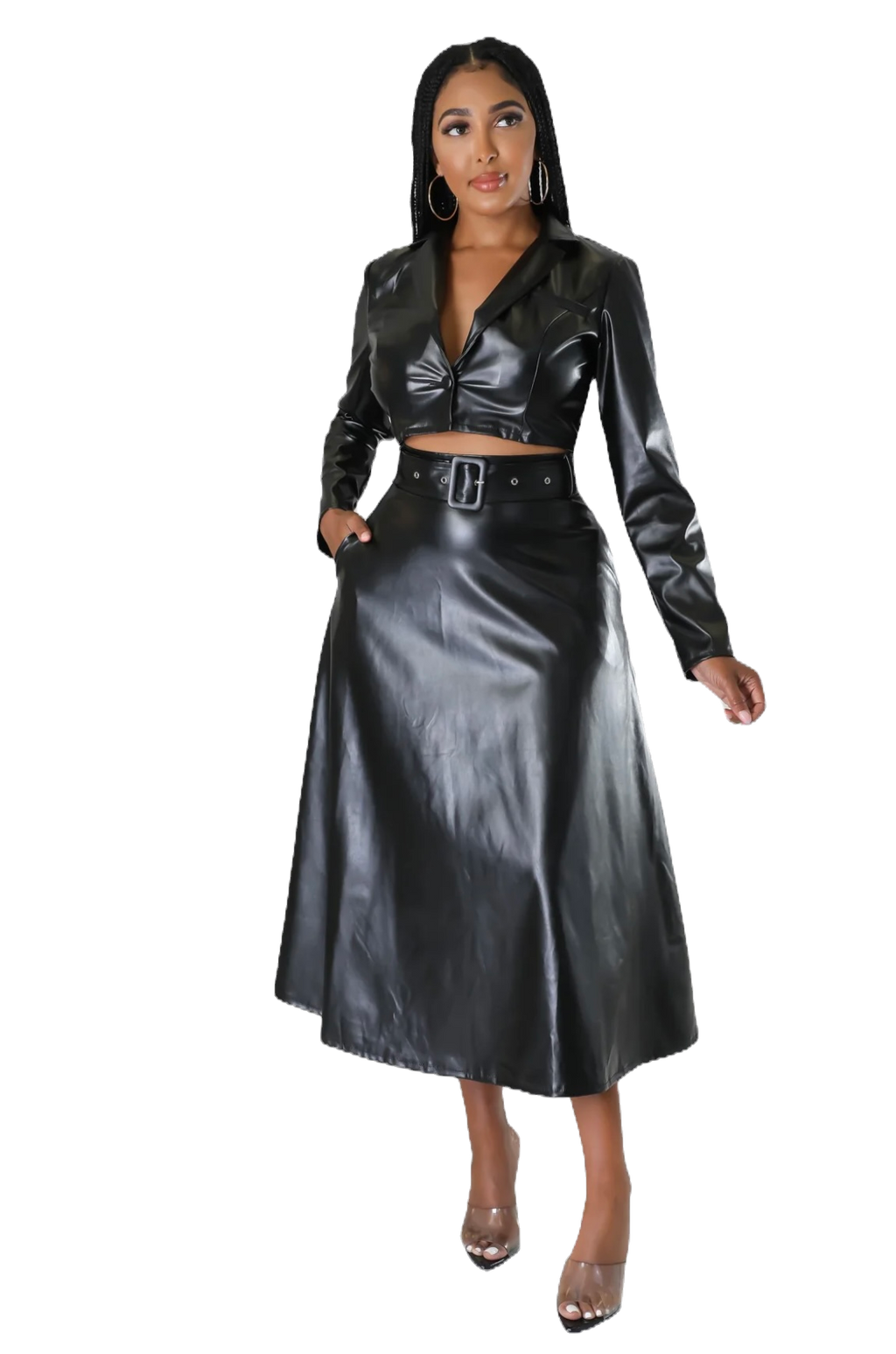 GABBY 2 PC SET(BLACK) image 1