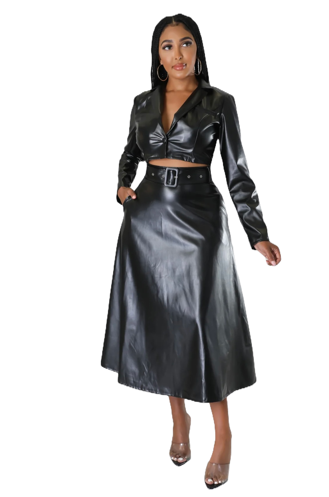 GABBY 2 PC SET(BLACK) image 1