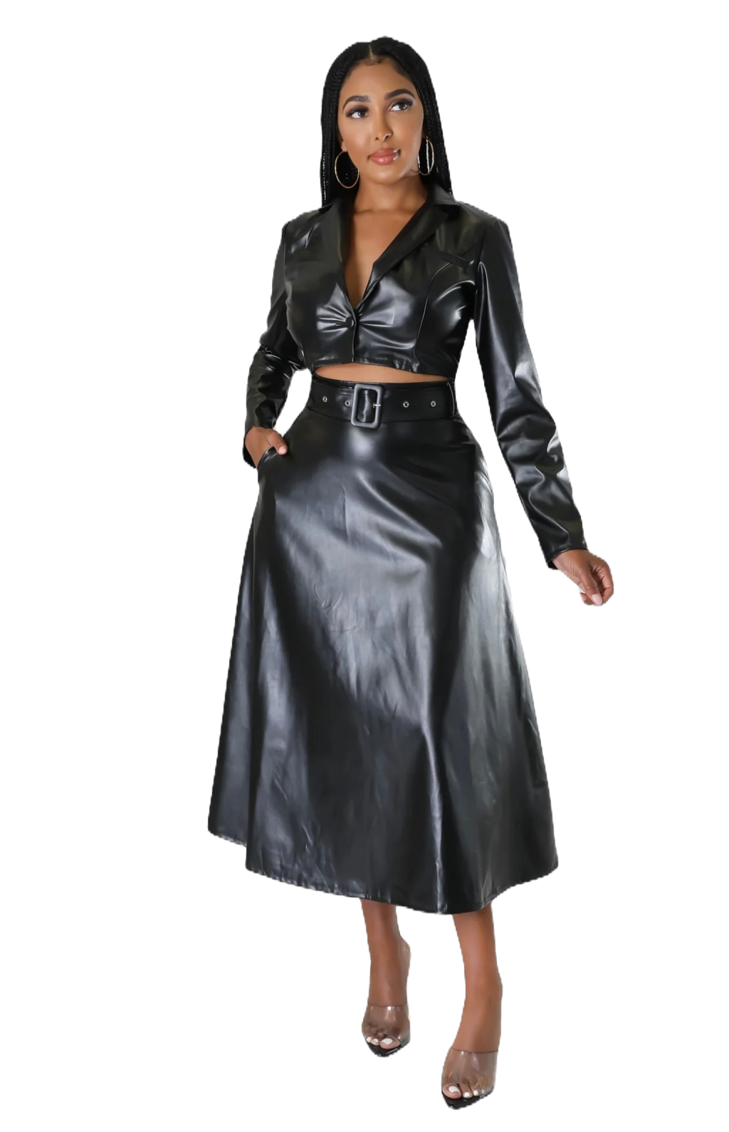 GABBY 2 PC SET(BLACK) image 2
