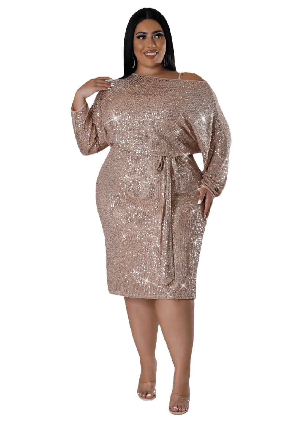 SPARKLE CURVY  DRESS image 0