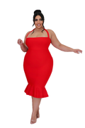RED HOT CURVY DRESS image 0