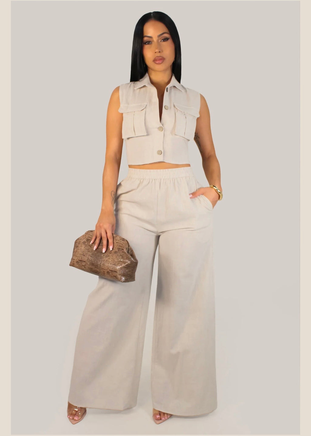 Ava 2 pc (Beige)
