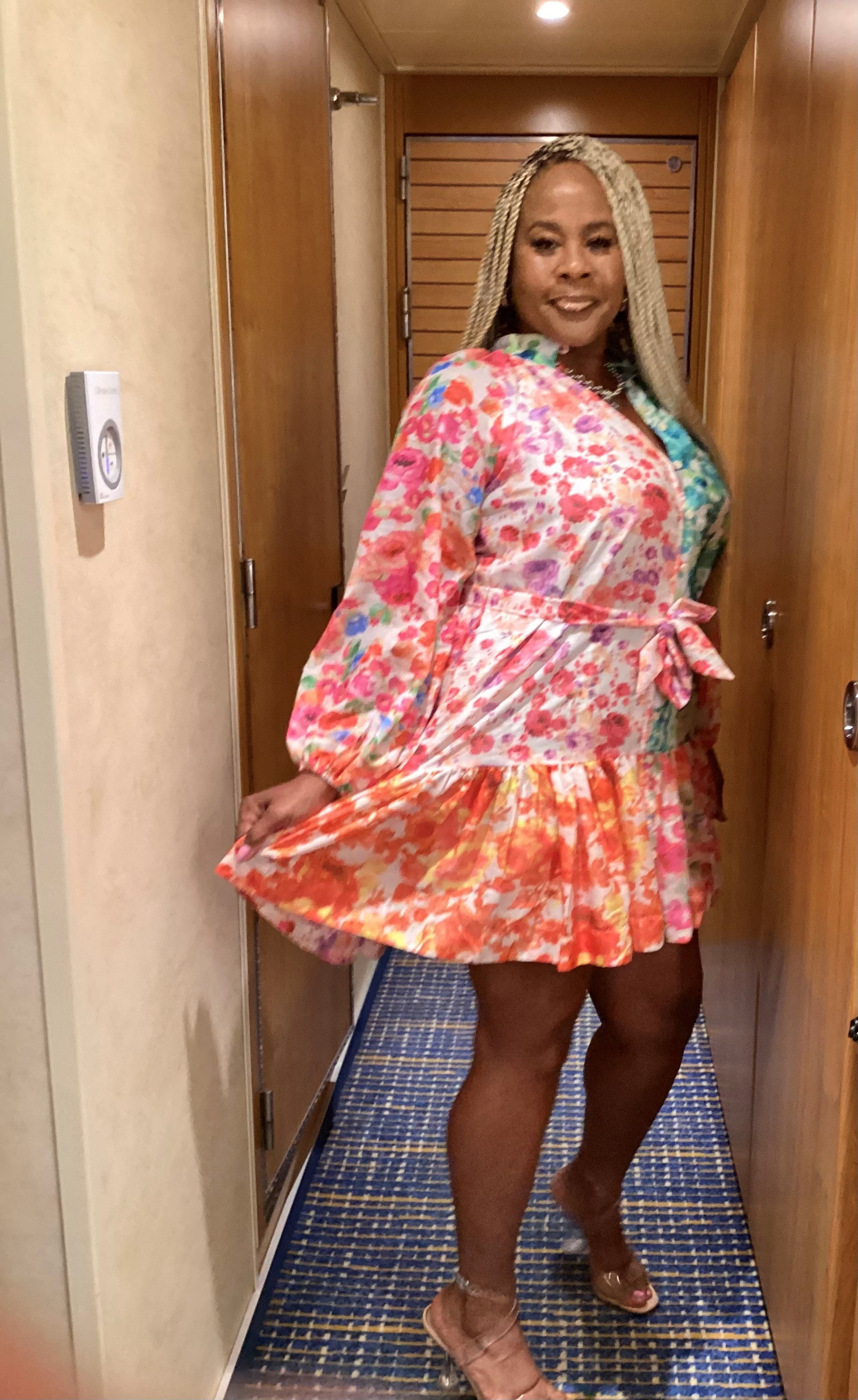 MS. SUNRISE MINI DRESS image 1