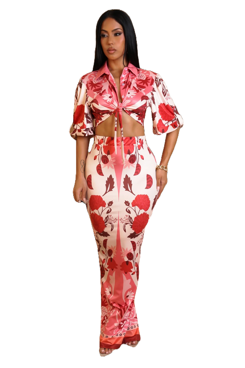 CASSIE 2 PC SET ( RED) image 0